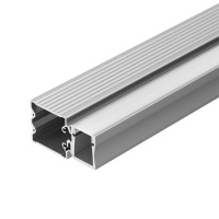 Профиль с экраном ALU-BASE-WH28-2000 ANOD+FROST 2м металл Arlight 015460