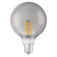 Лампа светодиодная филаментная SMART+ WiFi CL Globe125 Smoke DIM 44 6W/825 SMART+ Deco 680лм 6Вт 2500К тепл. бел. E27 Deco угол пучка 300град. 220-240В диммир. (замена 53Вт) дымч. стекло LEDVANCE 4058075609853