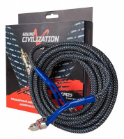 Кабель акустический RCA SCM25 5м 2-х канальный 2042044 KICX 402539