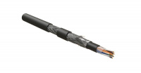 Кабель для сетей Industrial Ethernet кат. 5e 4х2х24 AWG (19х0.12мм) многопров. жилы (patch) SF/UTP двойная оболочка PVC ISFUTP4-C5E-P24/19-PVC/PVC-BK Ч (уп.500м) Hyperline 449569