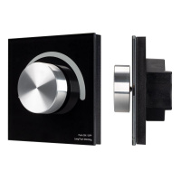 Панель SMART-P37-DIM-IN Black (230В 1.2А TRIAC Rotary 2.4G) (IP20 пластик) Arlight 028109