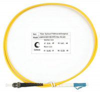 Шнур оптический FOP(s)-9-LC-ST-2m simplex LC-ST 9/125 sm 2м LSZH Cabeus 7529c