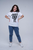Футболка "Just бел. EKF it" L бел. EKF T-shirt_Justбел. EKFit_w_L