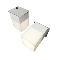 Светильник светодиодный RVE-LBX-LUMO60-PLAZA7510-2-GR квадрат грильято 2шт 65х65х100мм 10Вт встраиваемый 4000К бел. RVElektro RVE00003295