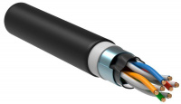 Кабель связи витая пара U/UTP кат.5е 4х2х24AWG solid LSZH/LDPE черн. (уп.305м) ITK LC3-C5E04-189