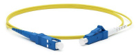 Патч-корд FC-S2-9-LC/UR-SC/UR-H-5M-LSZH-YL волоконно-оптический (шнур) SM 9/125 (OS2) LC/UPC-SC/UPC simplex LSZH 5м Hyperline 240187