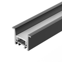 Профиль SL-COMFORT-2316-F-2000 ANOD BLACK 2м алюминий Arlight 031769