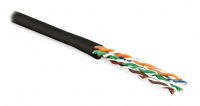 Кабель витая пара неэкранир. U/UTP кат. 6 4 пары (24 AWG) мж (patсh) без разделителя PVC нг(А)-HF -5град.C-+60град.C UUTP4-C6-P24-NCR-IN-PVC-BK-100 Ч (уп.100м) Hyperline 444309