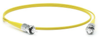 Патч-корд FC-S2-9-ST/UR-ST/UR-H-3M-LSZH-YL волоконно-оптический (шнур) SM 9/125 (OS2) ST/UPC-ST/UPC 2мм simplex LSZH 3м Hyperline 247517