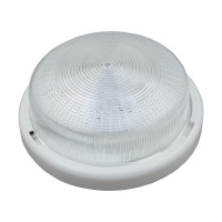 Светильник светодиодный Ulo-K05A 6W/6000K/R24 IP44 WHITE/GLASS 6Вт 6000К IP44 600лм d240мм промышленный накладной бел. Uniel UL-00005242