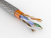Кабель витая пара ParLan ARM U/UTP Cat5e ZH нг(А)-FRHF 4х2х0.52 (LAN) в броне (м) ТПД Паритет 267146
