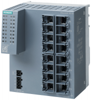 Коммутатор промышленный неуправляемый SCALANCE XC116 Industrial Ethernet 16х-электрич. RJ45 портов 10/100 Мбит/с LED-индикация диагностич. выход с кнопкой сброса ошибкок резервир. 24В Siemens 6GK51160BA002AC2