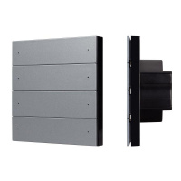 Панель кнопочная SMART-DMX512-801-22-8G-8SC-DIM-IN Grey (230В 2.4G) (IP20 пластик) INTELLIGENT ARLIGHT 039315