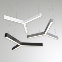 Светильник светодиодный RVE-PLS5070-TRINITY-843-P крест 36Вт 4000К подвесной анодир. RVElektro RVE00000113