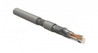 Кабель для сетей Industrial Ethernet кат. 6 4х2х24 AWG (19х0.12мм) многопров. жилы (patch) SF/UTP PU ISFUTP4-C6-P24/19-PU-GY Сер (уп.500м) Hyperline 444049