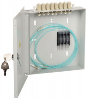 Кросс укомплектованный настенный LC (duplex) 4 порта (OM4) ITK FOBX8-N-4LCUD04
