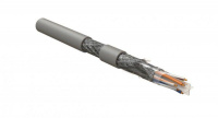 Кабель для сетей Industrial Ethernet кат. 6 4х2х24 AWG (7х0.20мм) многопров. жилы (patch) SF/UTP PU ISFUTP4-C6-P24/7-PU-GY Сер (уп.500м) Hyperline 444048