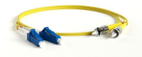 Патч-корд FC-D2-9-LC/UR-ST/UR-H-2M-LSZH-YL волоконно-оптический (шнур) SM 9/125 (OS2) ST/UPC-LC/UPC duplex LSZH 2м Hyperline 28144