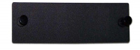 Панель лицевая FO-FR-W140H42-BK (модуль) заглушка черн. Hyperline 250388