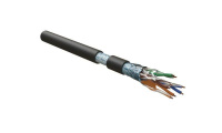 Кабель витая пара F/UTP кат. 5e 4 пары (24 AWG) ож (solid) экран-фольга LSZH нг(А)-HF-20град.C-+75град.C гарантия:15 лет компонентная 25 лет системная FUTP4-C5E-S24-IN-LSZH-BK-305 Ч (уп.305м) Hyperline 444611