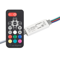 Контроллер ARL-FINE-RGB Black (5-24В 3х2А RF ПДУ 18кн) (IP20 пластик) Arlight 027197