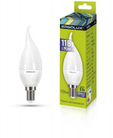 Лампа светодиодная LED-CA35-11W-E14-4K "Свеча на ветру" 11Вт E14 4500К 180-240В Ergolux 14235