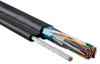 Кабель витая пара экранир. F/UTP кат. 3 50 пар (24 AWG) ож (solid) экран-фольга сметал. тросом внеш. UV PE -40град.C-+60град.C FUTP50-C3-S24-SW-OUT-PE-BK-500 Ч (м) Hyperline 45777