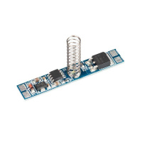 Диммер сенсорный SR-RULE-DIM-TOUCH (12-24В 1х8А 46х8мм) (открытый) Arlight 036205