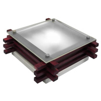 Светильник НПБ 01-2х60-131 УХЛ4 "Бонсай-1" вишня Свет Витебск 0122-0003