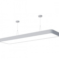 Светильник светодиодный LED Geometria Block SPO-111-W-40K-060 60Вт 4000К 7200лм IP40 1200х300х60 подвесной драйвер внутри бел. Эра Б0058856