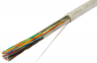 Кабель витая пара UTP (U/UTP) UTP-25P-Cat.3-IN кат.3 25 пар (24 AWG) ож (solid) PVC нг(А)-LS (м) Cabeus 7279c