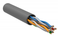 Кабель связи витая пара U/UTP кат.6 4х2х24AWG PATCH LSZH (305м) сер. (м) ITK LC2-C604-121