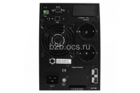Источник бесперебойного питания Online 3000 LCD двойного преобразования 3000В.А 2700Вт 2 евророзетки с резервным питанием USB RS232 слот SNMP разъем EPO внешний блок батарей (в комплект не входит) POWERMAN 1000425501