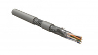 Кабель для сетей Industrial Ethernet кат. 5e 4х2х26 AWG (7х0.16мм) многопров. жилы (patch) SF/UTP PU ISFUTP4-C5E-P26/7-PU-GY Сер (уп.500м) Hyperline 444053