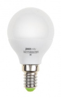 Лампа светодиодная PLED-ECO 5Вт G45 шар 3000К тепл. бел. E14 400лм 220-240В JazzWay 1036896A