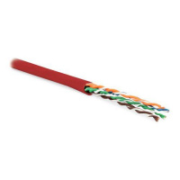 Кабель UTP4-C5E-PATCH-RD-305 витая пара UTP (U/UTP) кат.5e 4 пары (24 AWG) мж (PATCH) PVC (305м) -20град.C -+75град.C кр