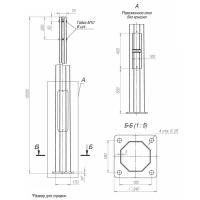 Опора ОГКЛф-10.0(К240-180-4х25) оцинк. + порошк. окраска Пересвет 00-003199