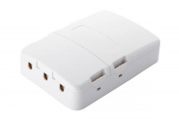Коробка настенная 3-порт. 2 секции бел. Eurolan 12B-13-33WT