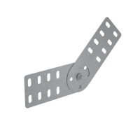Соединитель для лотка шарнирный для борта H=80мм "ПЛЮС" INOX316L КМ PL11556