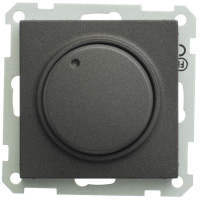 Светорегулятор поворотный W59 400Вт 230В механизм черн. бархат SE SR-5S3-6-86