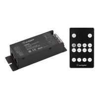 Диммер ARL-SYNC-DIM Black (12-24В 1х25А ПДУ 14кн RF RJ45) (IP20 металл) Arlight 035135