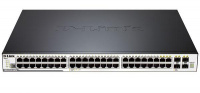 Коммутатор L2 2+ DGS-3120-48PC/B1ASI (44 порта 10/100/1000Base-T + 4 комбо-порта 10/100/1000Base-T/SFP + 2 10G порта CX-4 и поддержкой PoE D-link 1837344