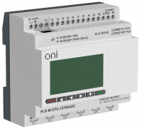 Контроллер программируемый логический (микро ПЛК) PLR-M. CPU DI12/DO06(T) 24В DC ONI PLR-M-CPU-18T00ADC