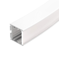Профиль SL-ARC-3535-D320-W90 WHITE (260мм дуга 1 из 4) алюминий Arlight 039592