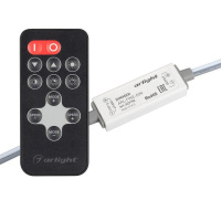 Диммер ARL-FINE-DIM Black (5-24В 1х5А RF ПДУ 11кн) (IP20 пластик) Arlight 027192