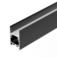 Профиль SL-COMFORT-2542-2000 ANOD BLACK 2м алюминий Arlight 031729