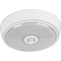 Светильник светодиодный 61 183 OBL-R1-5-4K-WH-IP40-LED-SNR 5Вт 4000К IP40 400лм ЖКХ с датчиком движения круг бел. (аналог НПП) ОНЛАЙТ 61183