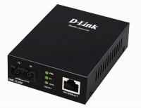 Медиаконвертер DMC-G10SC/A1A (1 порт 100/1000Base-T + 1 порт 1000Base-LX; разъем SC для одномод. оптич. кабеля (до 10км) D-Link 1824150