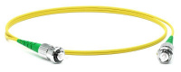 Патч-корд FC-S2-9-ST/AR-ST/AR-H-1M-LSZH-YL волоконно-оптический (шнур) SM 9/125 (OS2) ST/APC-ST/APC 2мм simplex LSZH 1м Hyperline 250714