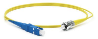 Патч-корд FC-S2-9-SC/UR-ST/UR-H-50M-LSZH-YL волоконно-оптический (шнур) SM 9/125 (OS2) SC/UPC-ST/UPC 2мм simplex LSZH 50м Hyperline 247512
